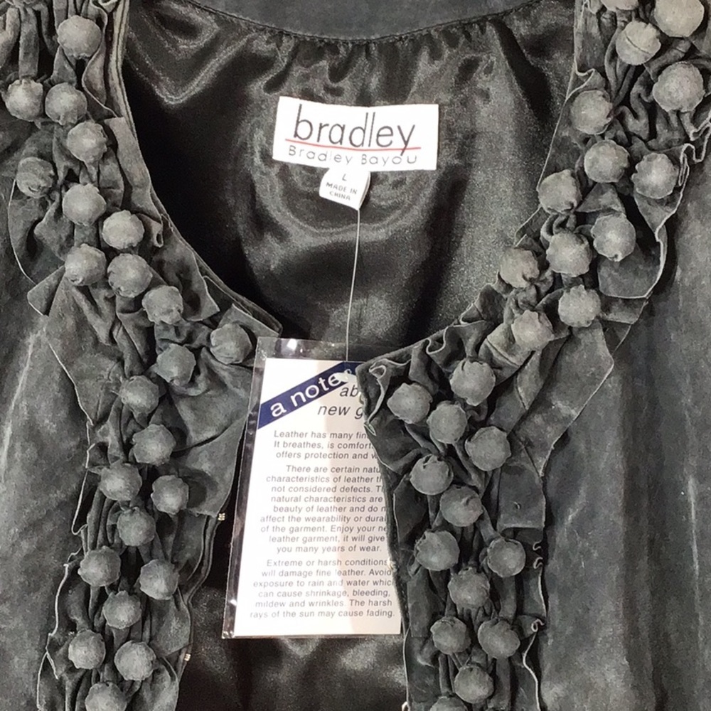 Bradley Bayou gray suede jacket L NWT - Picture 7 of 10